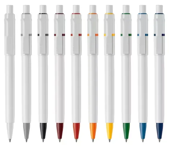 Stylo Top White B  Impression Multi couleurs